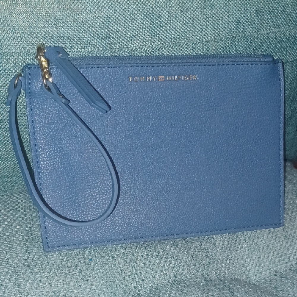 Tommy Hilfiger Navy Blue Wristlet/Pouch